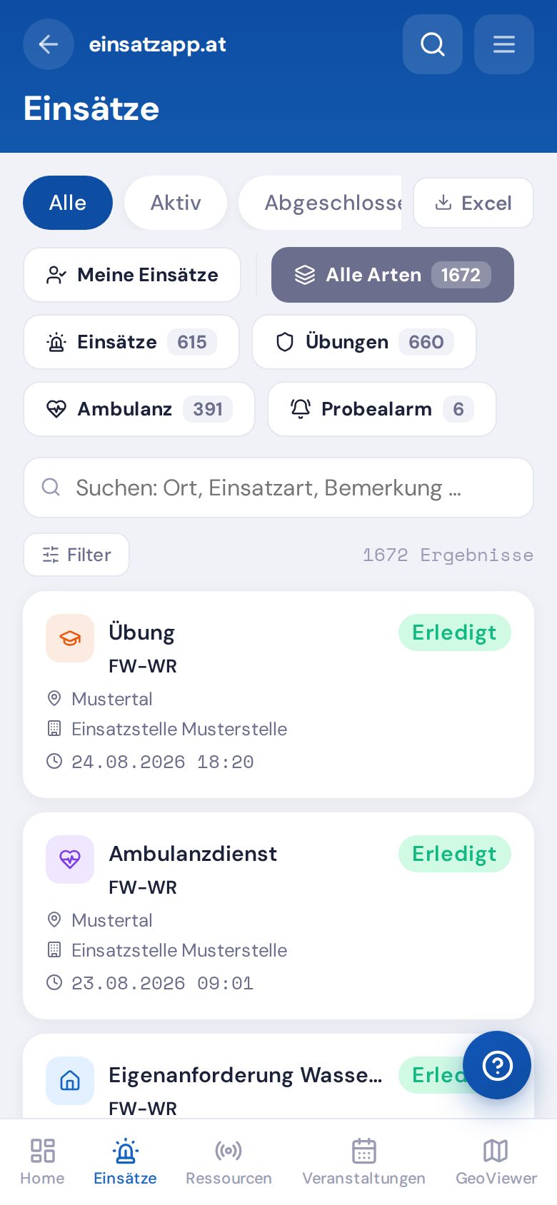 Berichte mit Formularen